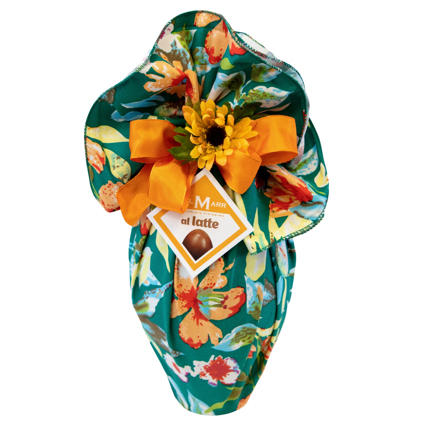 Uovo di Pasqua Artigianale con Tessuto Riciclabile 500g Dolmarr Cioccolato