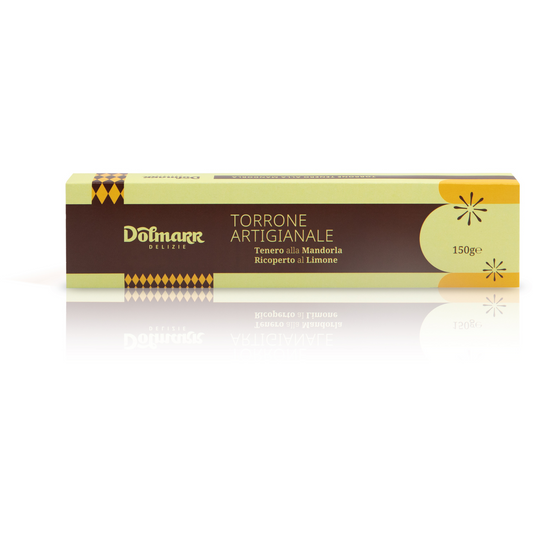 Torrone Tenero Ricoperto al Limone 150g Dolmarr