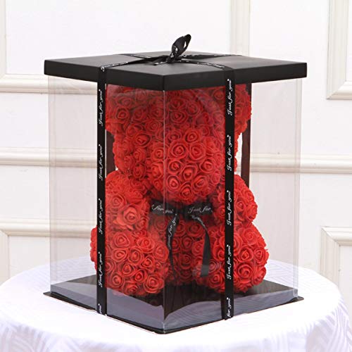 Orsetto Teddy Rose Rosso in Confezione Regalo 02