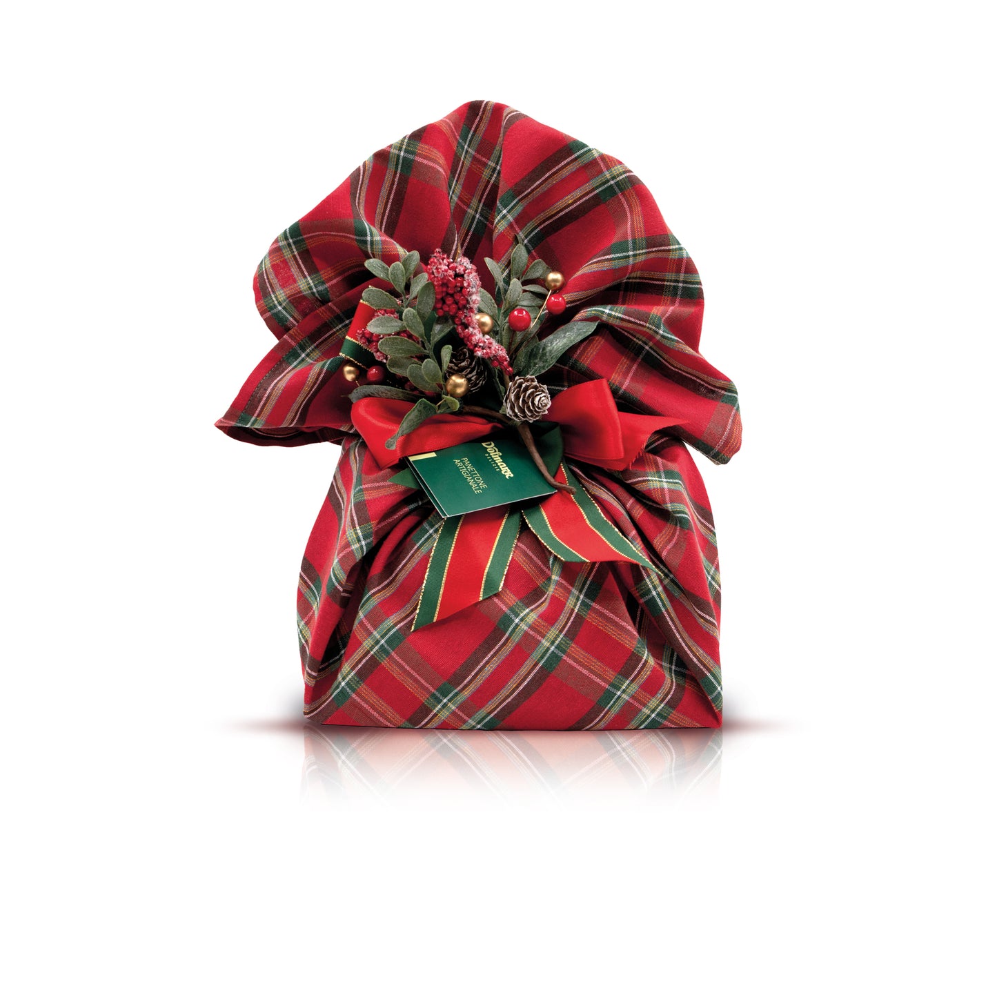 Panettone Artigianale Tradizionale Tessuto Scozzese 1kg Dolmarr Delizie