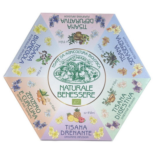 Confezione di tisane Naturale Benessere 60 Filtri Assortiti 01