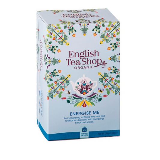 Tisana Bio Energize Me 20 bustine Eco-box 30gr English Tea Shop 01