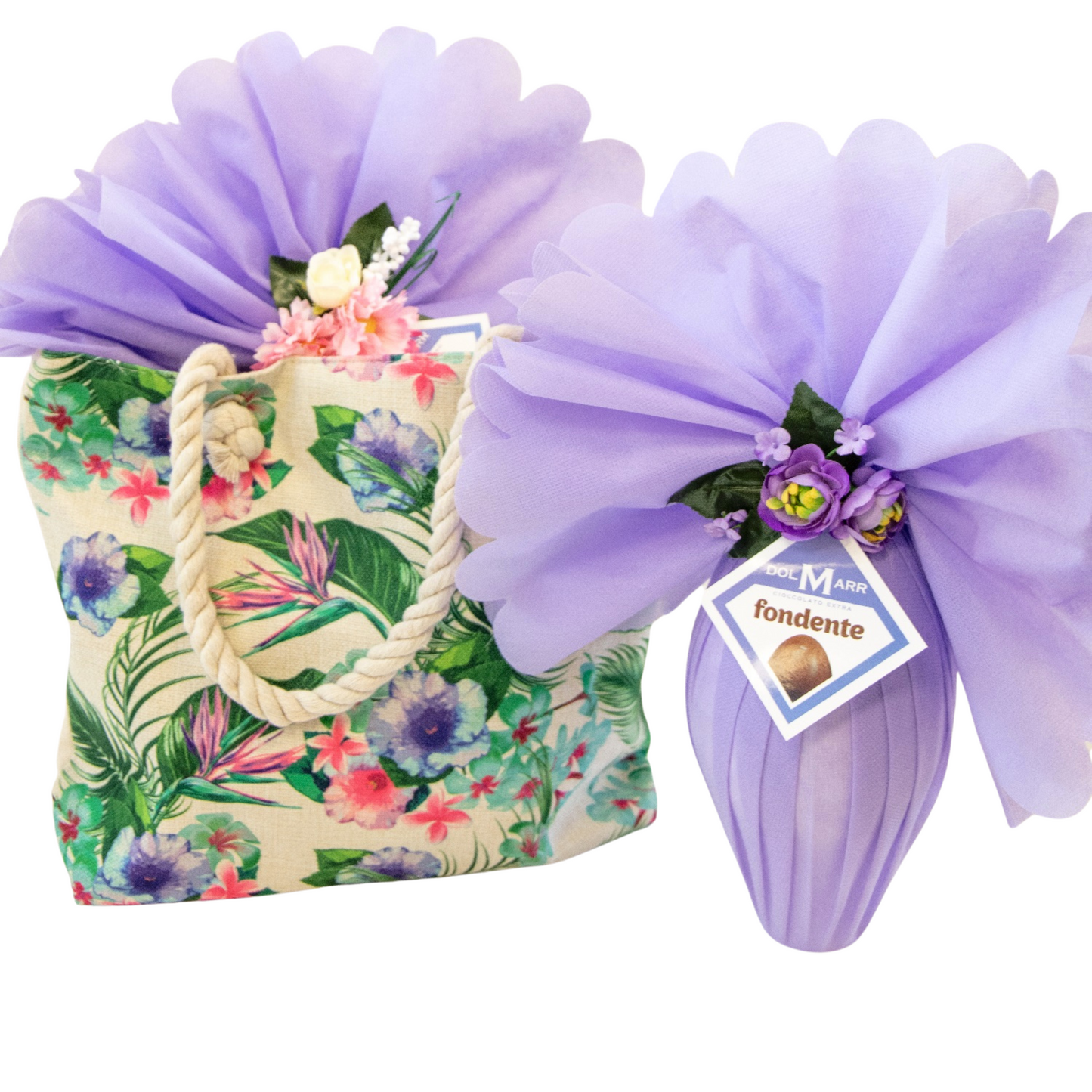 Uovo di Pasqua 300g Idea Regalo con Borsa Mare e Sorpresa Preziosa