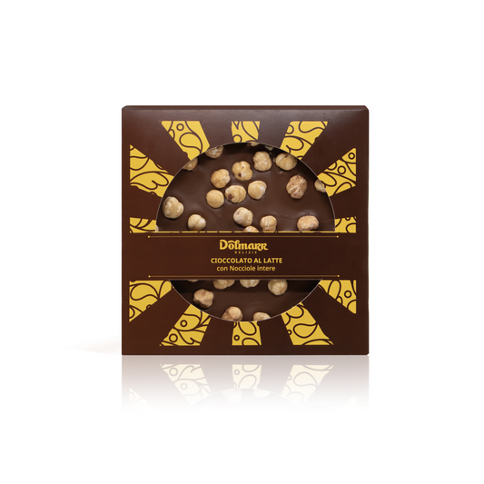 Mattonella di Cioccolato al Latte con Nocciole 250g Dolmarr