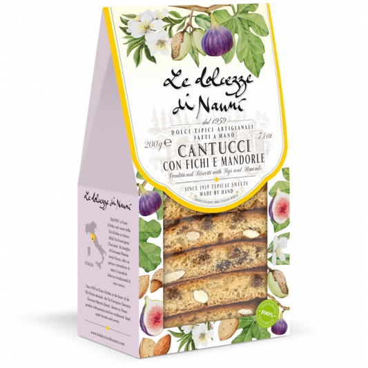 Cantucci Fichi e Mandorle Dolcezze di Nanni 200 gr 01