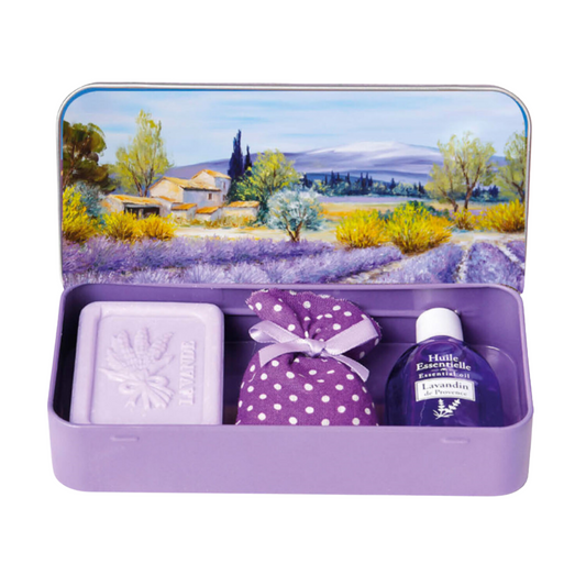 Cofanetto Regalo in Latta Lavanda Esprit Provence 01