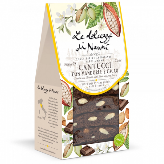 Cantucci Mandorle e Cacao Dolcezze di Nanni 200 gr 01