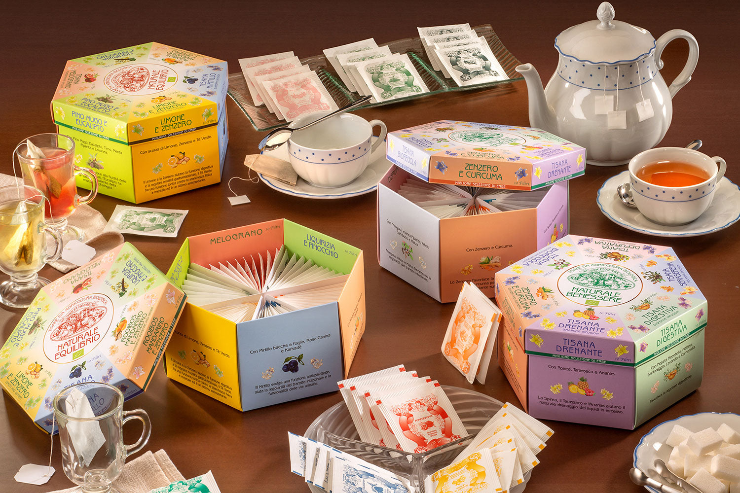 Confezione di tisane Naturale Benessere 60 Filtri Assortiti 02
